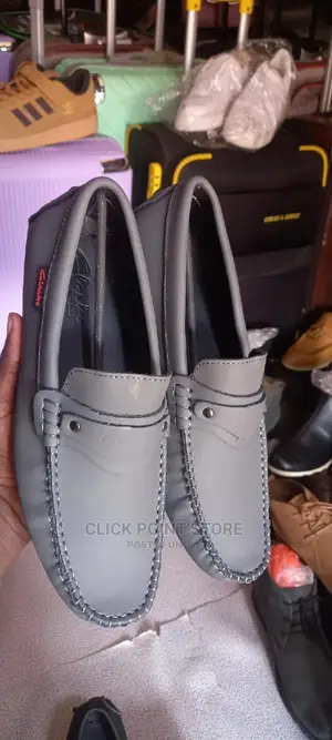 Original Clarks Moccassins / Gray Moccasins