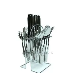 24 Pcs Set of Cutlery and a Holder Stand