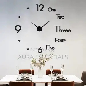 Modern Large 3D Wall Watch