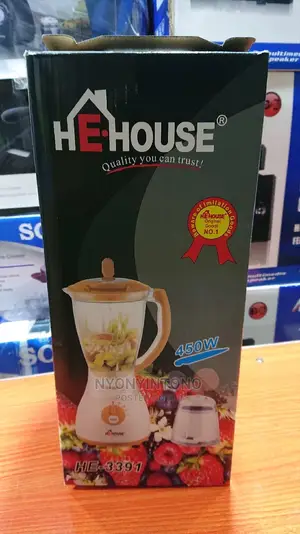 HE House 2in1 Juice Blender With 1yr Waranty Strong Motor