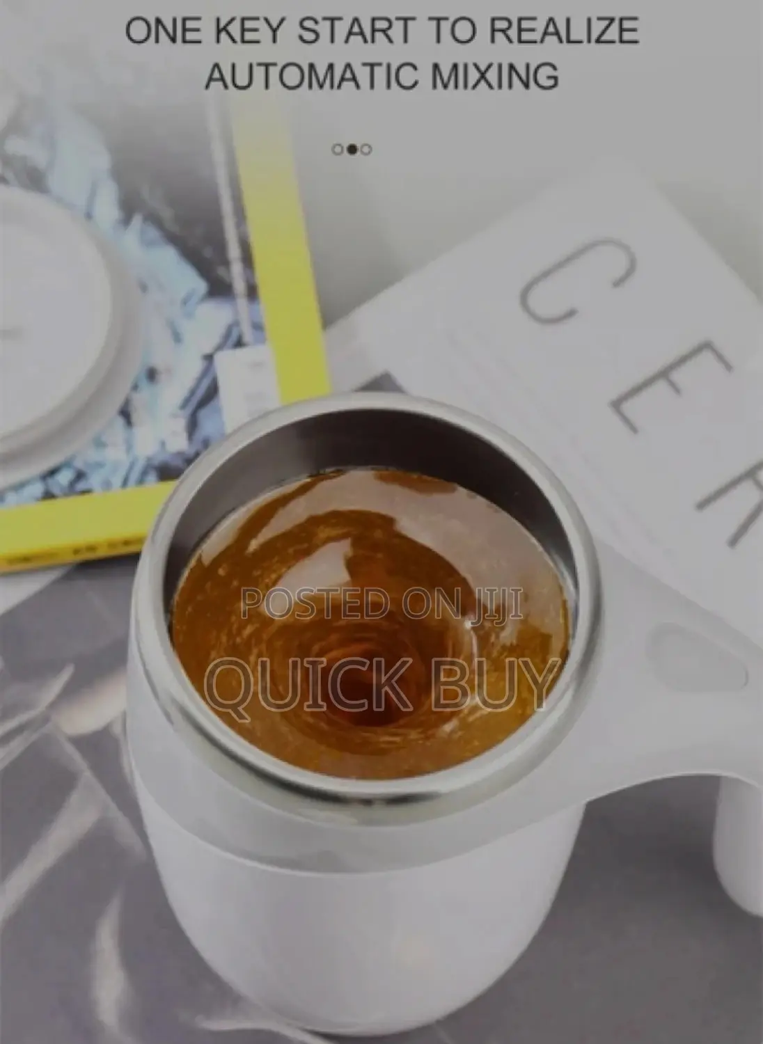 Automatic Self Stirring Mug Stainless Stee