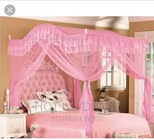 Mosquito Net With Cured Stands.