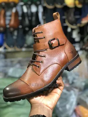 Original Light Brown Timberland High Top Boots