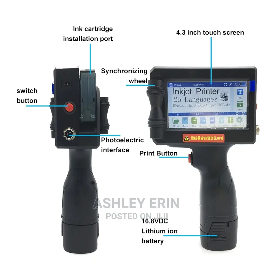 Handheld Inkjet Printer