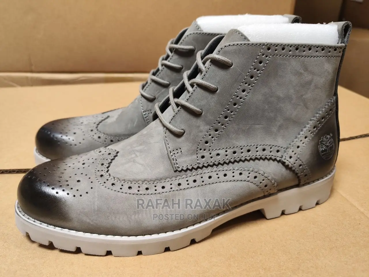 Original Grey Timberland Oxford Casual Boots