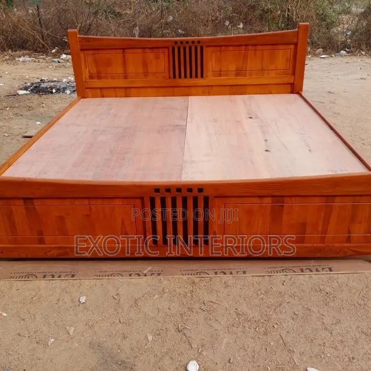 Mahogany Wood Bed 5x6 Call