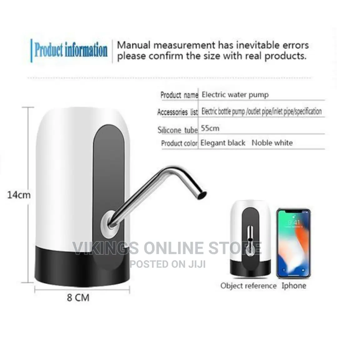 USB Portable Rechargeable Bottle Water Dispenser