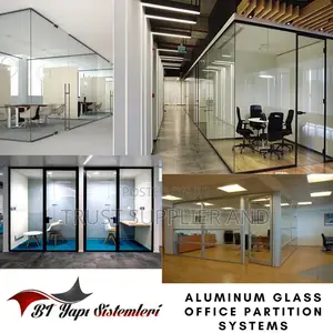 Aluminum Partitions and Glass