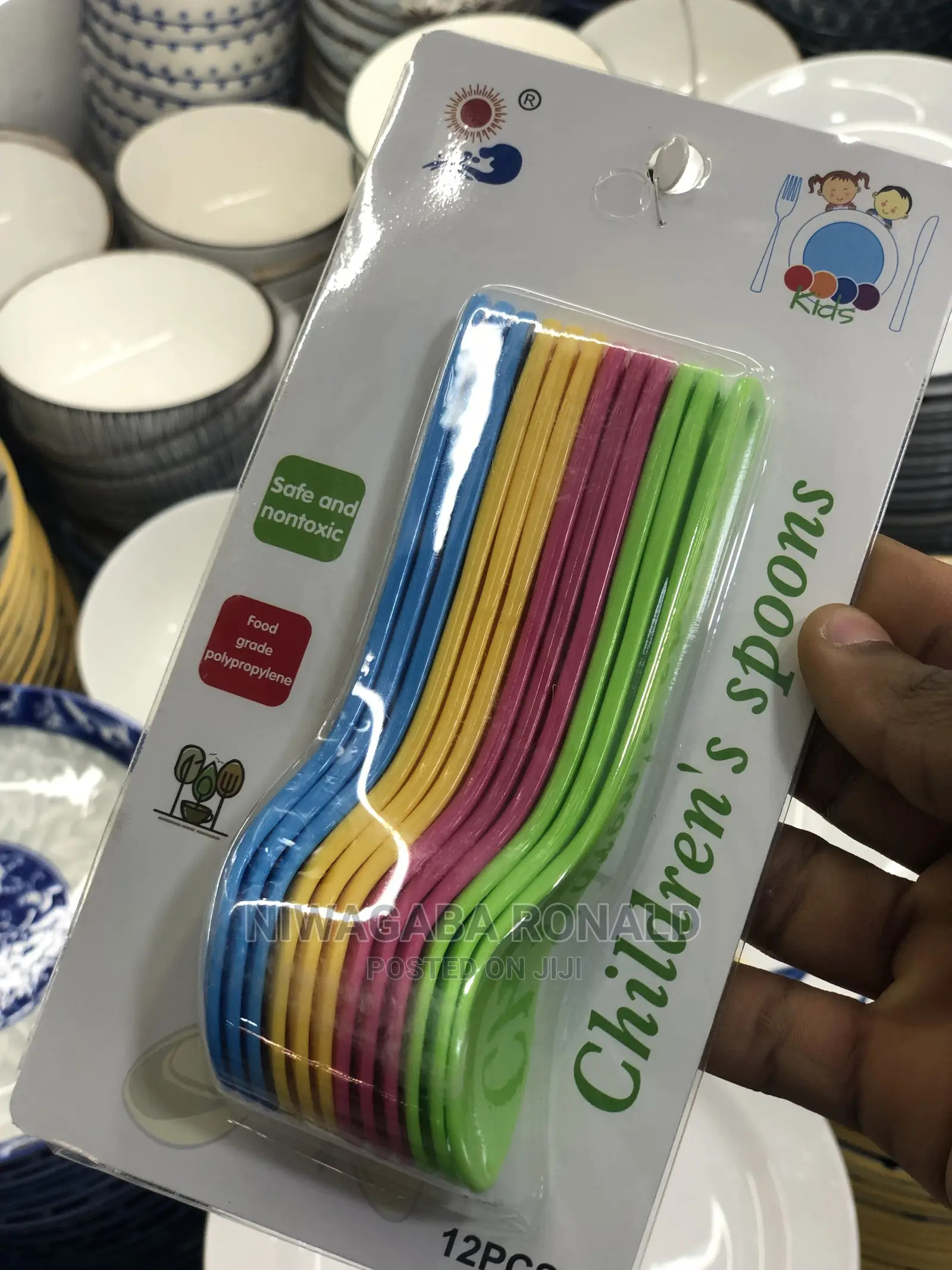 Plastic Fork Spoon for Children