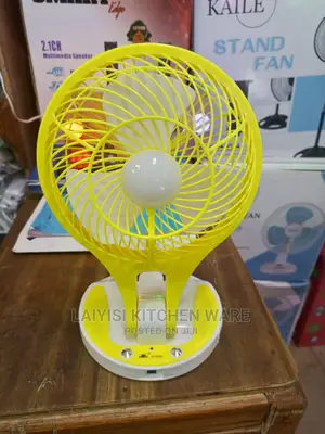Electric Rechargeable 2 In1 Fan, Tourch High Speed Fan