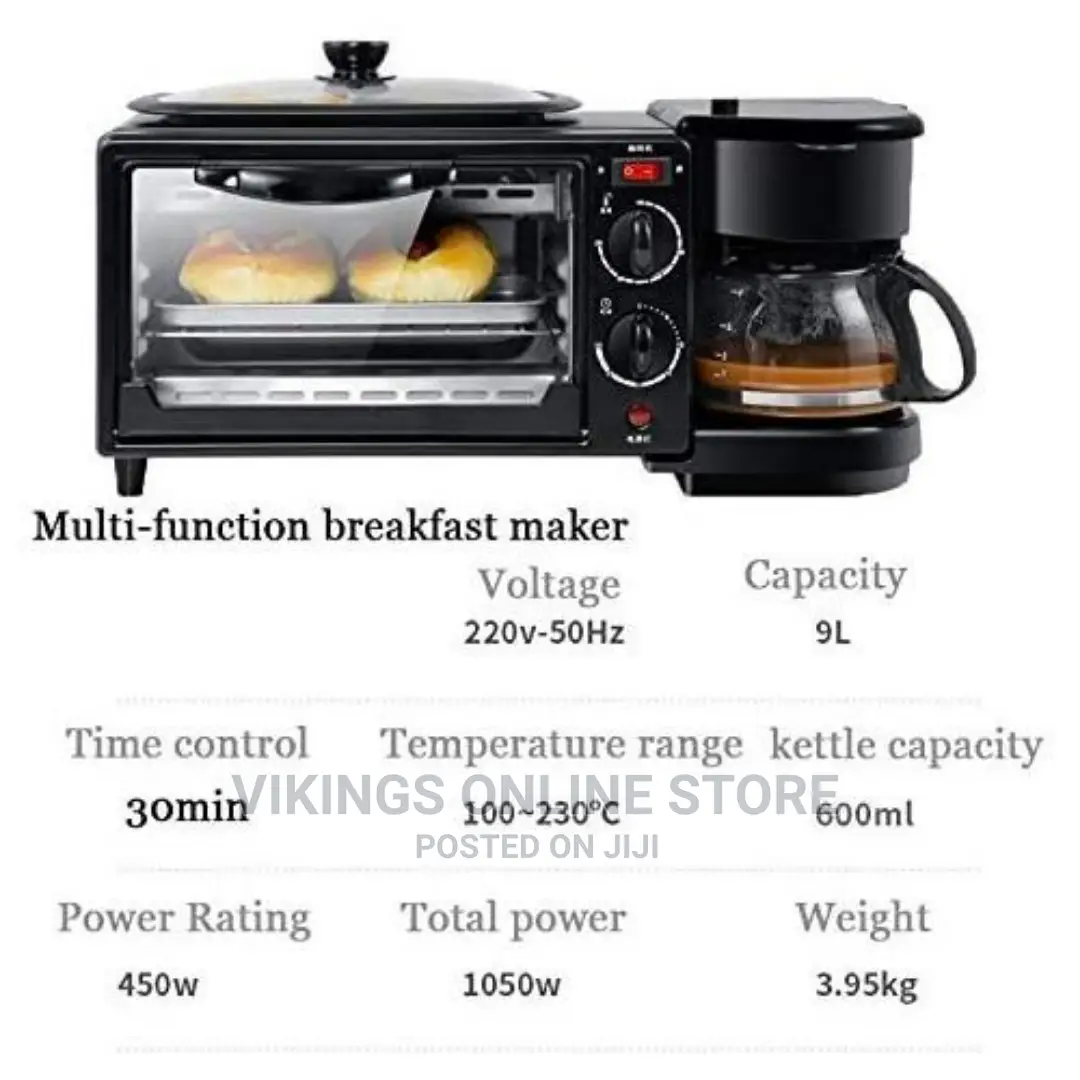 3 in 1 Electric Breakfast Machine