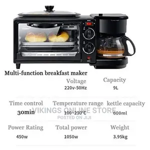 3 in 1 Electric Breakfast Machine