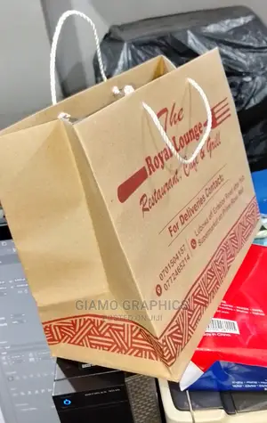 Take Away Paper Bags Customized | Branded
