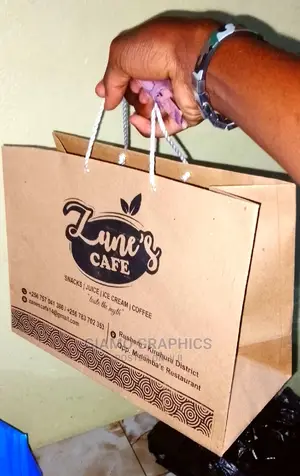 Take Away Paper Bags Customized | Branded