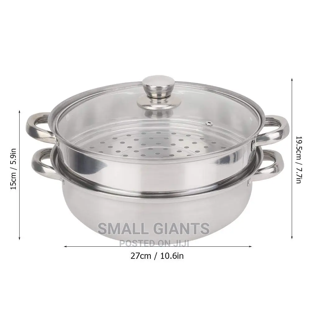 2 Tier Stainless Steel Steamer