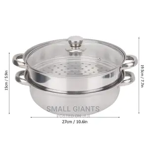 2 Tier Stainless Steel Steamer