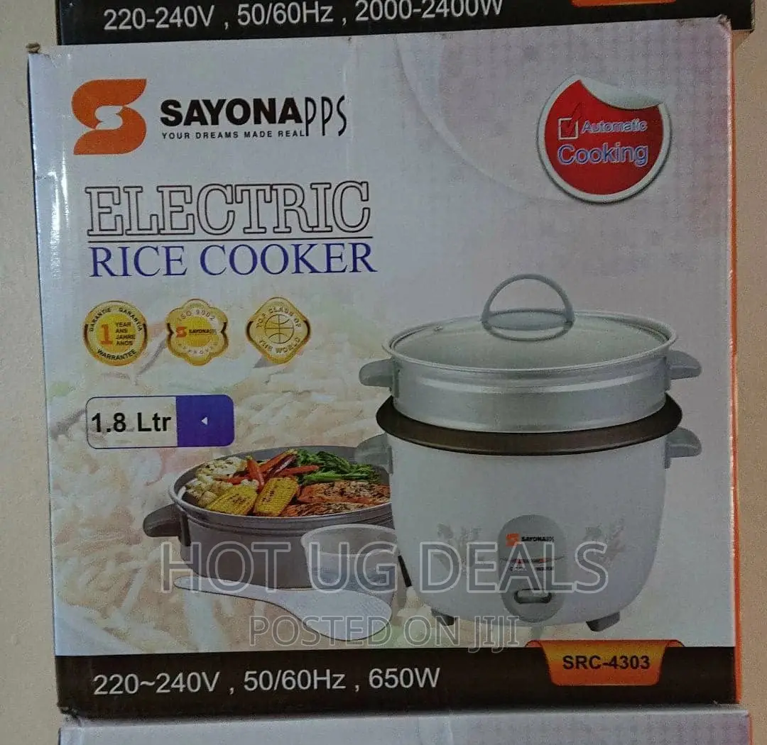 1.8L Rice Cooker With Steamer
