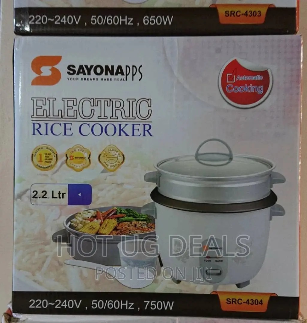2.2L Rice Cooker With Steamer