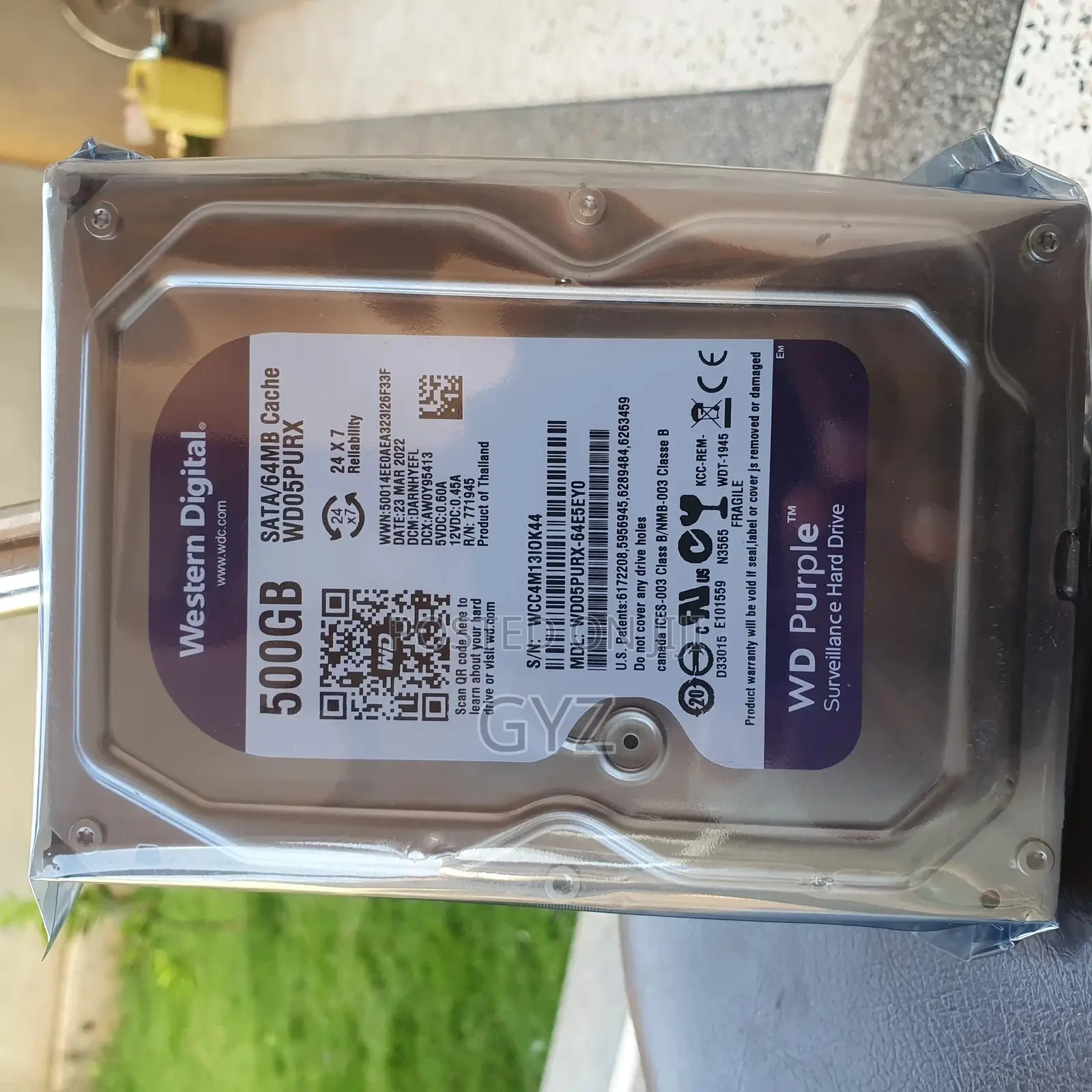 500gb Western Digital Hard Drive