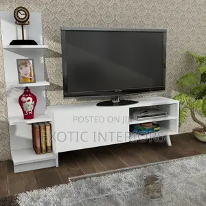 Tv Stand White in Color Call