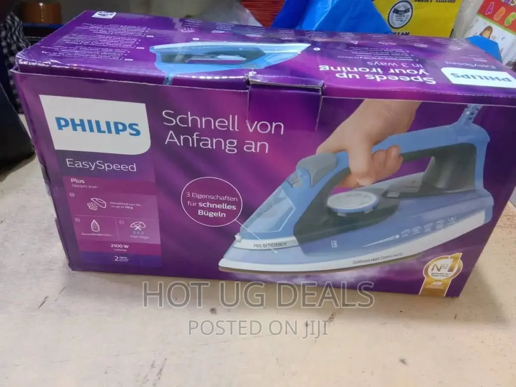 Philips Speed Steam Iron - 2000w-blue