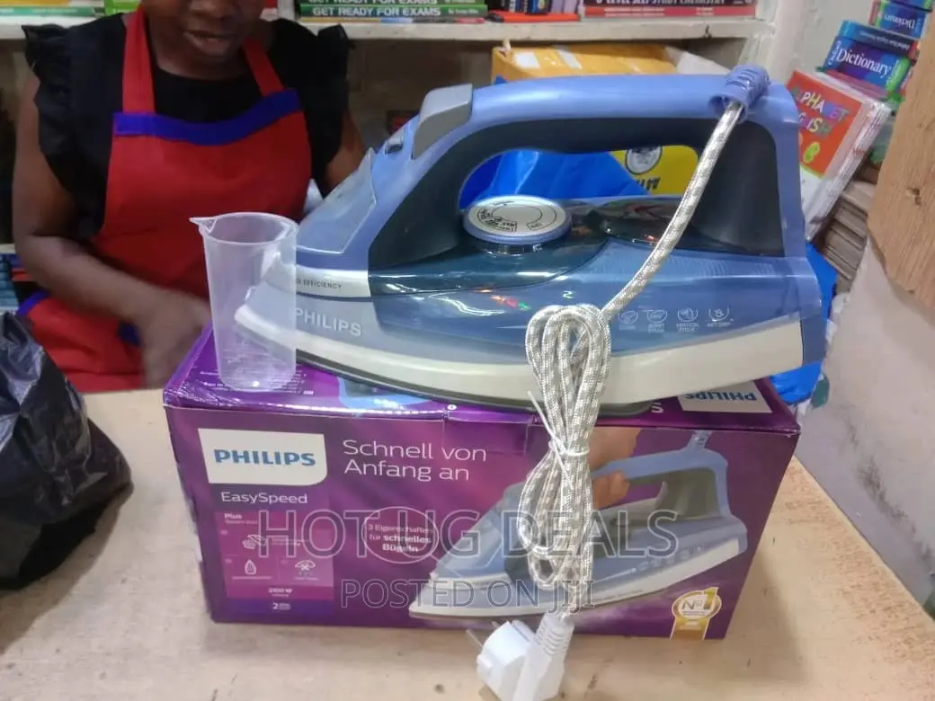 Philips Speed Steam Iron - 2000w-blue