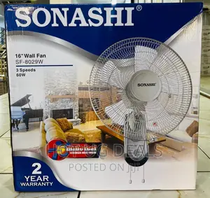 Sonashi 16inch Wall Fan 5 Blades