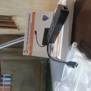 Type C 3 Port High Speed Ethernet Adapter