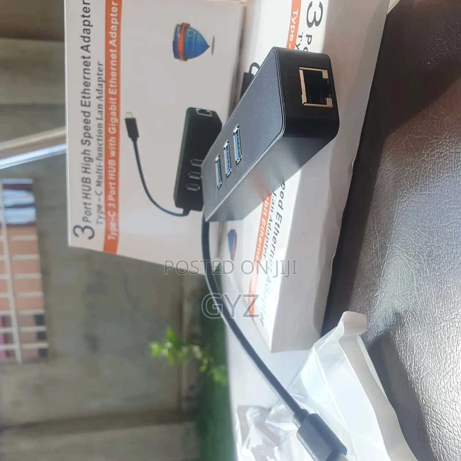 Type C 3 Port High Speed Ethernet Adapter