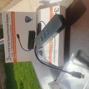 Type C 3 Port High Speed Ethernet Adapter