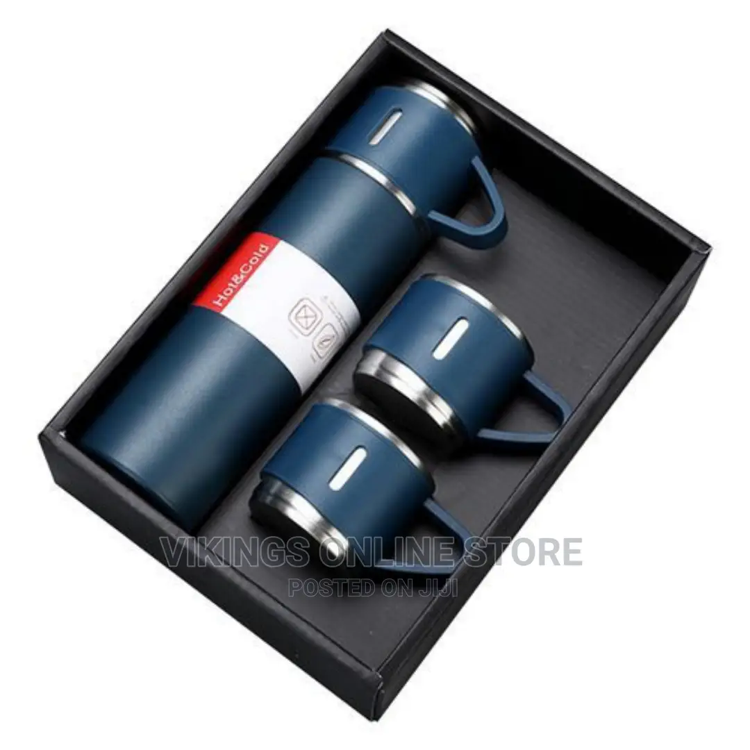 Portable Vacuum Bottle Tea Infuser Bottle Travel Mug Set