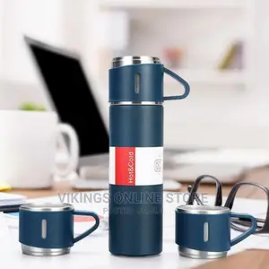 Portable Vacuum Bottle Tea Infuser Bottle Travel Mug Set