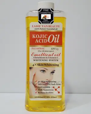 KOJIC ACID Whitening Body Oil With Glutathione and Vitamin C
