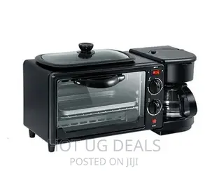 3 In 1 Breakfast Maker, Coffeemaker,Oven , Grill