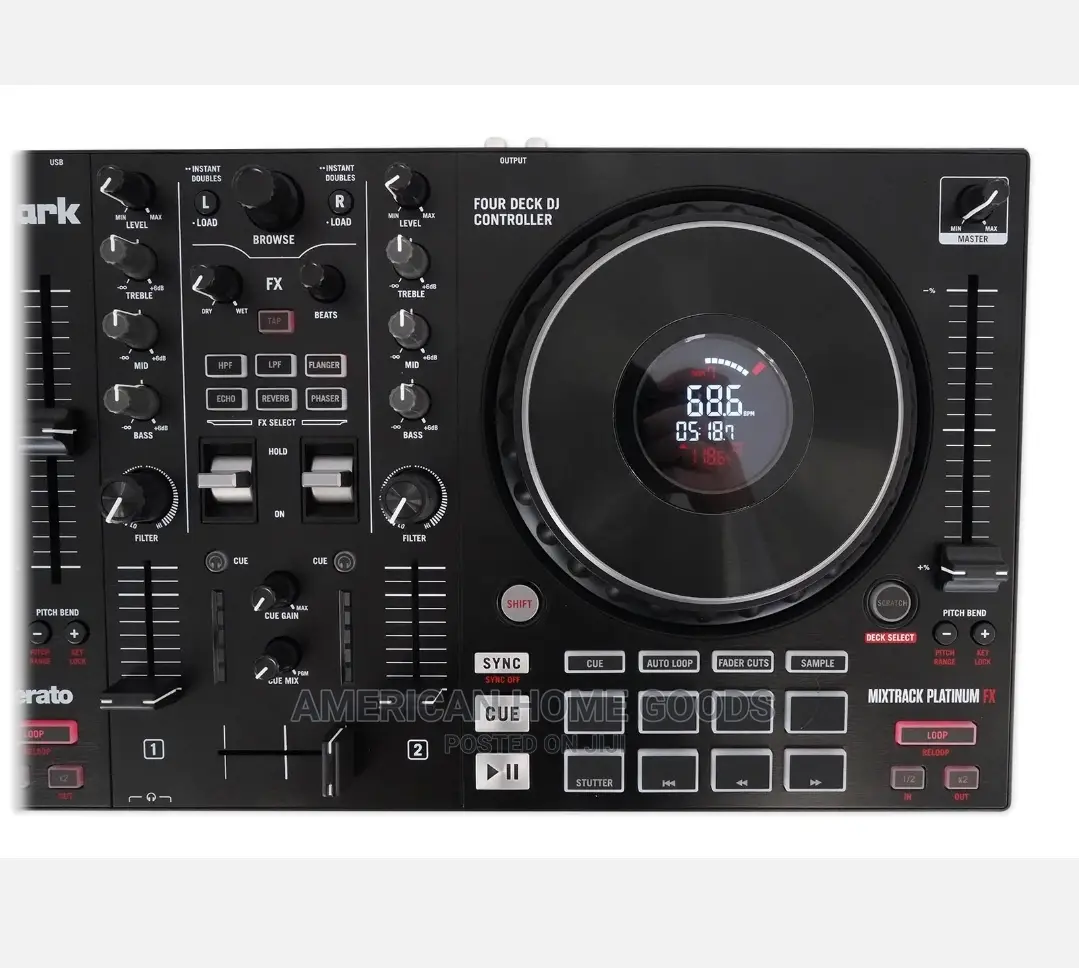 Numark Mixtrack Platinum FX Serato DJ Controller W/Displays