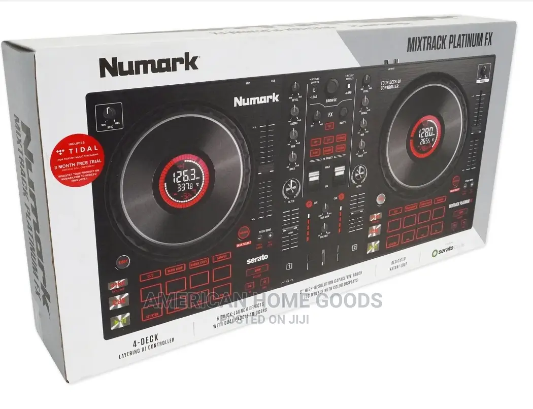 Numark Mixtrack Platinum FX Serato DJ Controller W/Displays