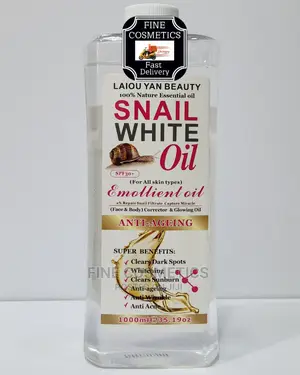 Snail White Oil 100% Nature Essential Anti-Aging Glowing Oil