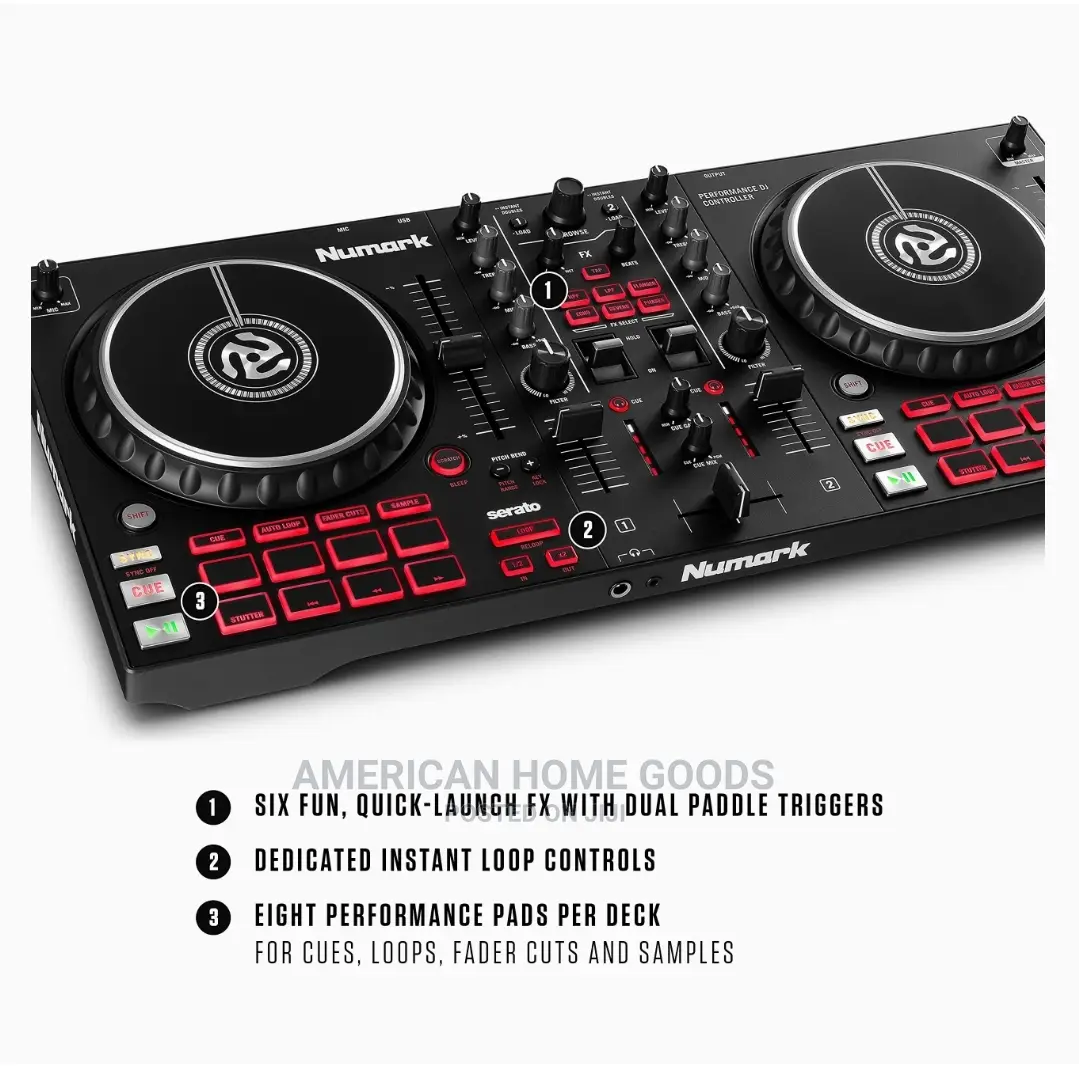 Numark Mixtrack Pro FX – 2 Deck DJ Controller for Serato DJ