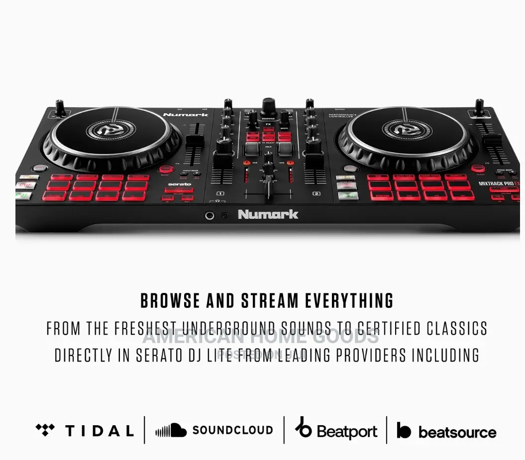 Numark Mixtrack Pro FX – 2 Deck DJ Controller for Serato DJ