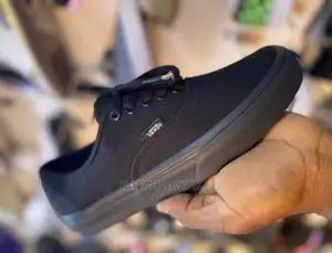 Original Black Vans Off the Wall Sneakers