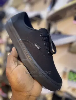 Original Black Vans Off the Wall Sneakers