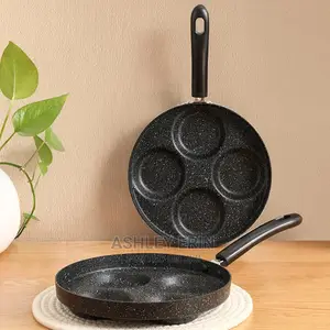 Frying Pot Pan 4 Holes Non Sticky