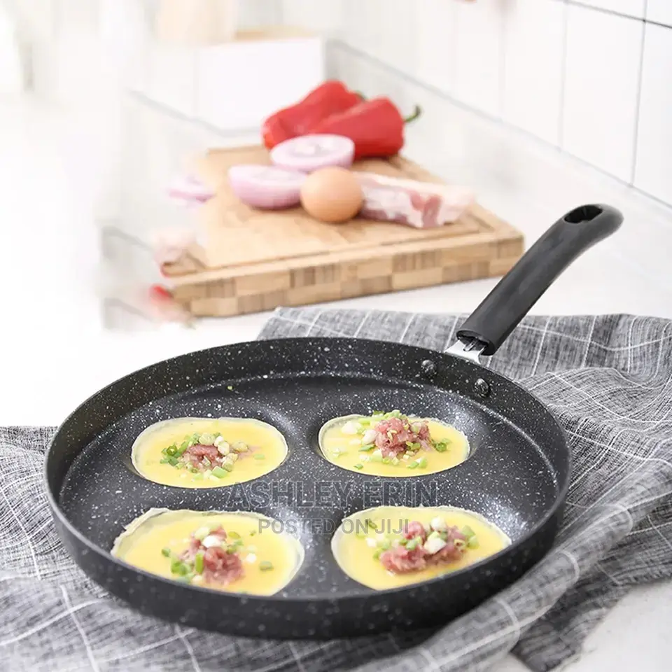 Frying Pot Pan 4 Holes Non Sticky