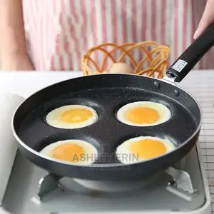 Frying Pot Pan 4 Holes Non Sticky
