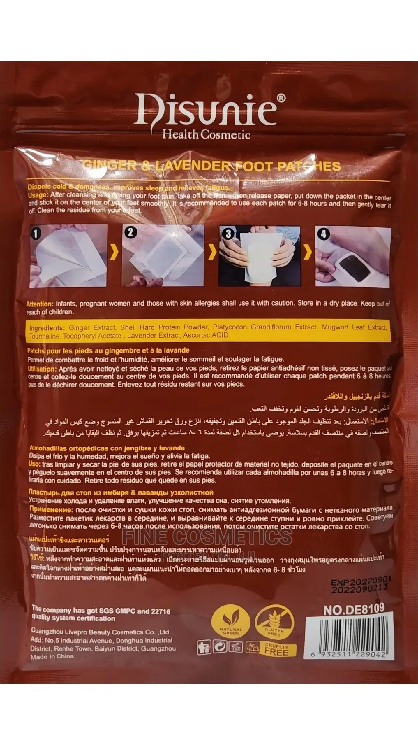 FOOT PATCHES Deep Cleansing Pads for Fatigue + Better Sleep