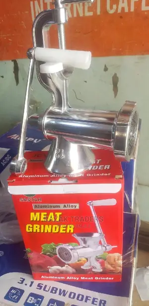 Hand Aluminium Alloy Meat Mincer Beef Grinder - Size 10