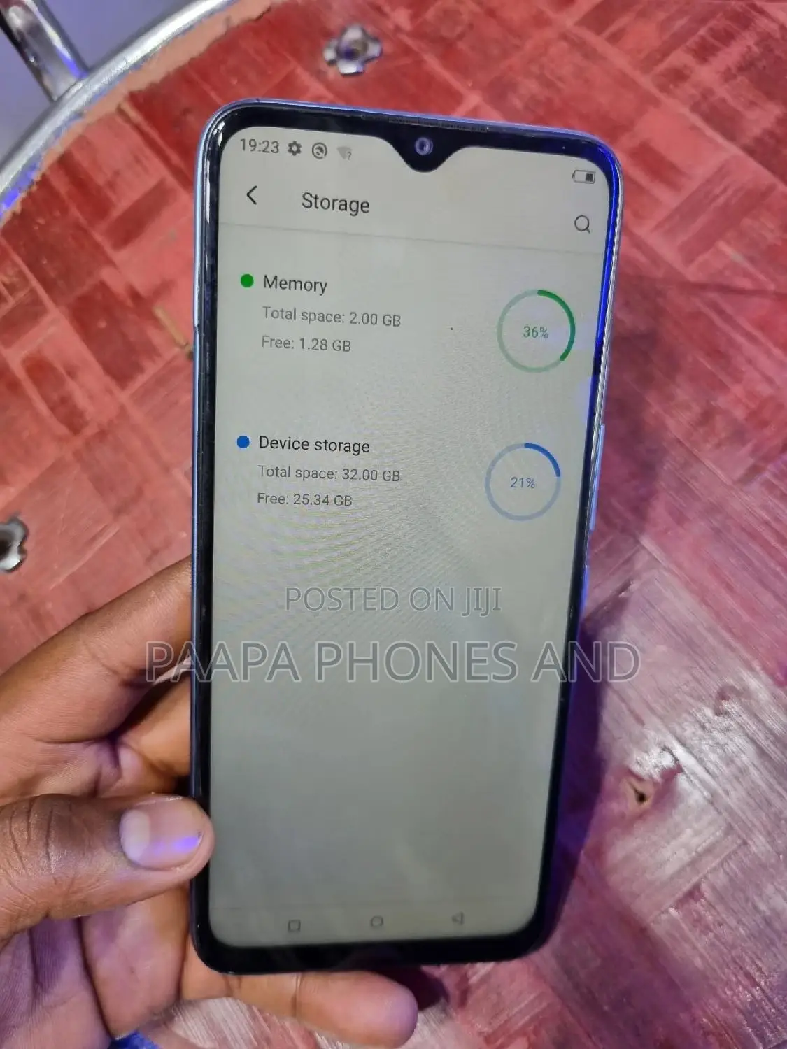 Itel P37 32 GB Blue