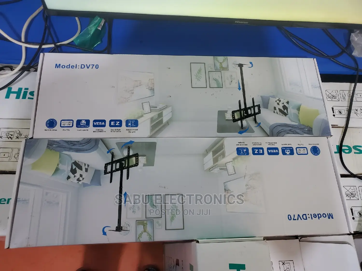 Ceiling Wall Mount for TVS 42" to 70"