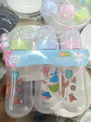 3pc Handless Feeding Bottle Set