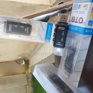 OTG Card Reader 3 in 0ne Type C, Usb, Micro USB
